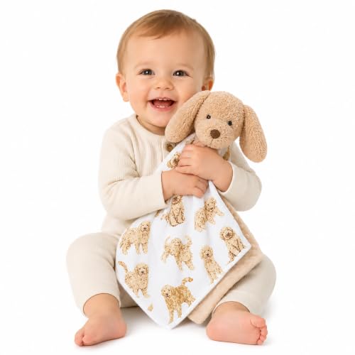 Image of Mud Pie Doodle Dog Woobie, Tan