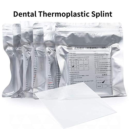 Image of 1.5MM Dental Hard Splint, Thermoforming Materials for Vacuum Forming Machine 5'' x 5'' 15Sheets