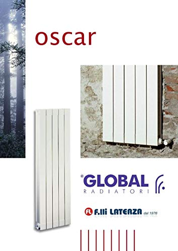 Radiador Global Oscar int. 1800 Blanco de 05 piezas radiadores Aluminio