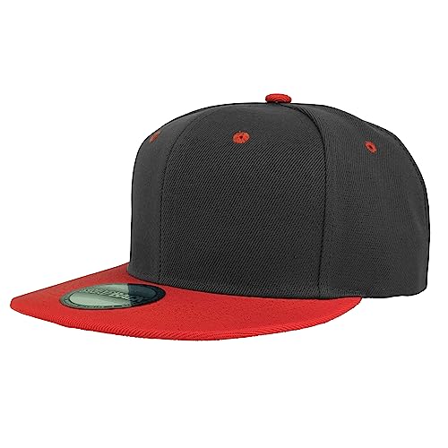 Image of Gelante Plain Blank Flat Brim Adjustable Snapback Baseball Caps Wholesale LOT 12 Pack