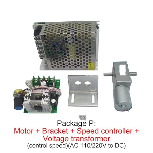 ITCLEYMDZV Démarreur électronique à Engrenages CC 6 V JGY370S Démarreur électronique à Engrenages à vis sans Fin à Double Arbre 12 V Ensemble autobloquant 24 V B 24 V 40 TR/Min – vue 5
