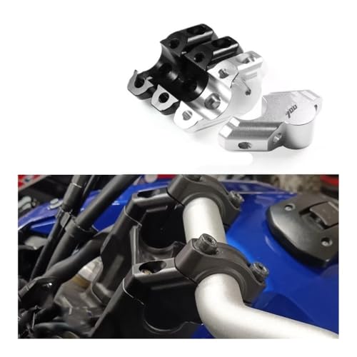 Adaptador abrazadera manillar CNC con elevación ergonómica para Tenere 700 2