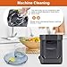 forplubossmmp Chopper Vegetable Cutter Electric, All-in-One Food Slicer, Dicer, Potato Wedges Maker, Onion Rings, French Fries Blades, Compact Storage