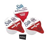 Silk Oat Milk Oatmeal Cookie Single Serve Non-Dairy Coffee Creamer 0.5 oz. | Vegan, Gluten-Free, Kosher, Lactose Free | Pack of 50