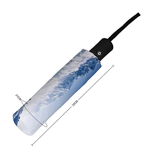 Parapluie pliante ZIYA motif Snow Mountain élégant et compact