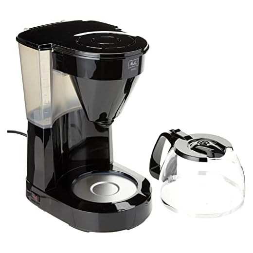 Melitta® Easy II Melitta Easy kaffebryggare med automatisk avstängning och diskmaskinssäkra delar. Funktionell och lättanvänd kaffebryggare i kompakt design, svart