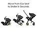 Doona Car Seat & Stroller, Nitro Black - All-in-One Travel System