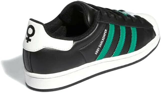 adidas Originals Women’S Abby DAHLKEMPER Superstar Shoes, Core Black/Bold Green/Active Purple