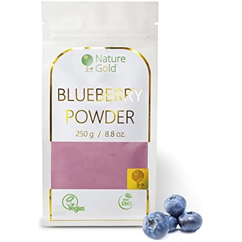 Blueberry Powder | Freeze-Dried Wild Berry Extract | 250g - 8.8oz | 100% Natural & Vegan | No-GMO | Without Sugar and Any Additions for Coctails Cover