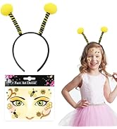 Bienen Haarreif Mit Bommeln – Für Kinder Und Erwachsene, Aus Weichem Material, Für Fasching, Cosplay Und Partys