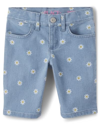 Image of The Children's Place Girls Twill Skimmer Shorts