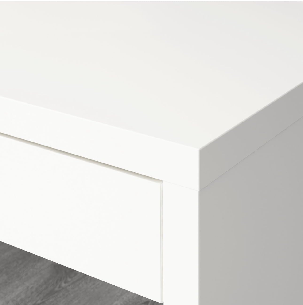 Ikea Biurko Mikrofonowe, Białe-73 X 50 cm