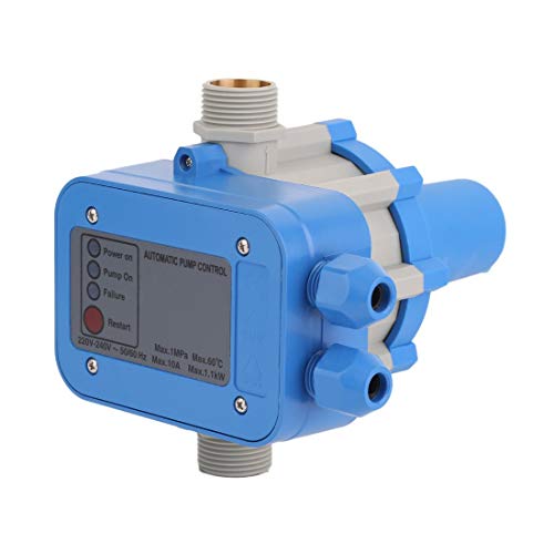 PC01 Electronic Water Pump Automatic Pressure Switch Water Pump Pressure Regulator Water Pump Blue Protection