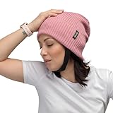 Ribcap Lenny Medizinischer Schutzhelm – Sicherer und Stilvoller Kopfschutz für Sturzgefährdete | Rosa | Klein 53-55 cm | Ideal für Epilepsie, Erwachsene, Senioren und alle Aktivitäten