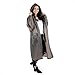 BlinQ Portable Rain Poncho Rain Jacket Raincoat with Drawstring Hood and Pocket | Extra Long Lightweight Packable Waterproof Rainwear | Adult Reusable Men Womens Rain Coat for Outdoor Travel - Gray