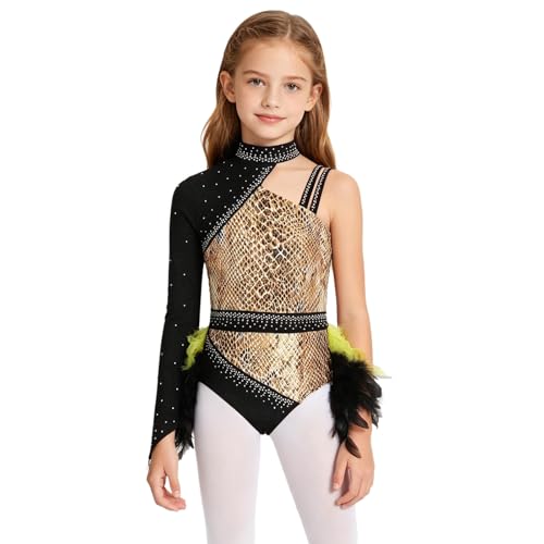 Justaucorps gymnastique filles brillant pour briller au cours de danse jazz