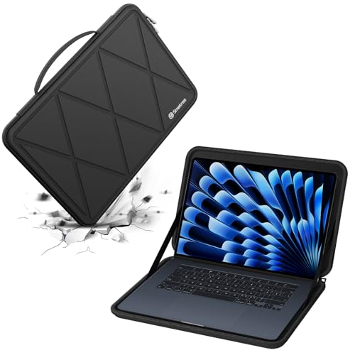 Image of Smatree M77T Hard Protective 14-15.6 inch Case for Lenovo /ASUS /Apple | Compatible for Lenovo Yoga Slim /IdeaPad, ASUS ExpertBook B2, Apple MacBook Air 15 2026 /2025 /2024 /2023,Case(X8266T)
