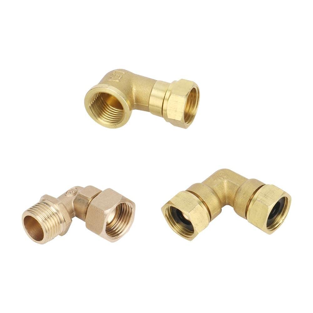 Geeyu ZHaonan-Tubo d'ottone, 2pcs Ottone Connettore del Tubo Flessibile Presa Rubinetto, for Il Giardino irrigazione Tubo Garden Hose Fittings, raccordi per Tubi dell'Acqua