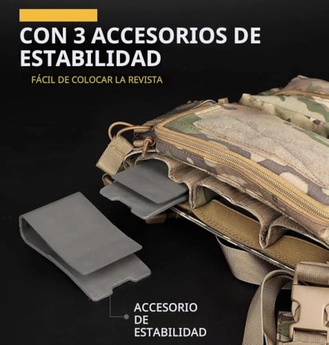 Chaleco táctico para partidas de airsoft con extracción rápida 4