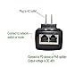 Jeirdus 48V 0.5A Passive Power Over Ethernet Power Supply PoE Injector Ethernet Adapter with Wall Plug IEEE 802.3af Compliant 10/100Mbps for IP Cameras, AP and Other Various appliances
