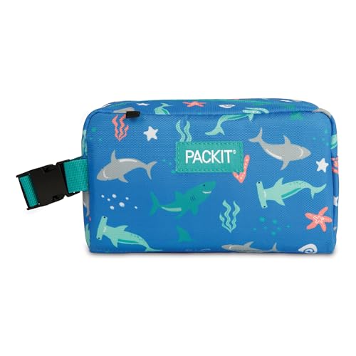 Image of PackIt Freezable Snack Box, Sea Shark, Medium (Pack of 12)