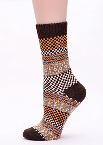 Image of Womens Wool Knit Winter Socks