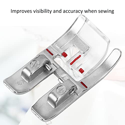Prensatelas para máquina de coser acero inoxidable transparente miniatura 6