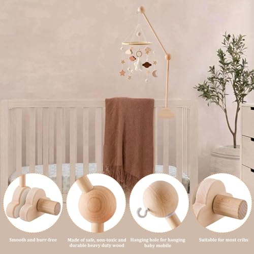 Support pour mobile bébé réglable en hauteur pour calmer les pleurs