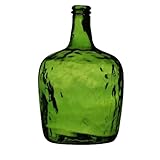 NATURAL LIVING Vase Dame Jeanne 8L Emeraude en Verre Recycle D21CM...