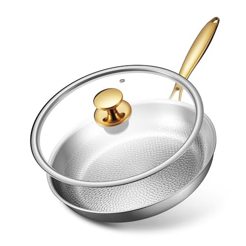Titanium Pans for Cooking, Ø12 inches, Titanium Frying Pan