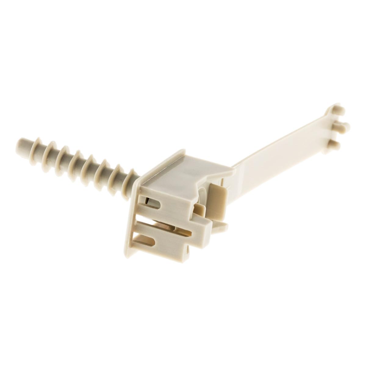 20 Clip Cable Ties w Mount d.16 to 20mm+ Plug, Weiß - Image 3