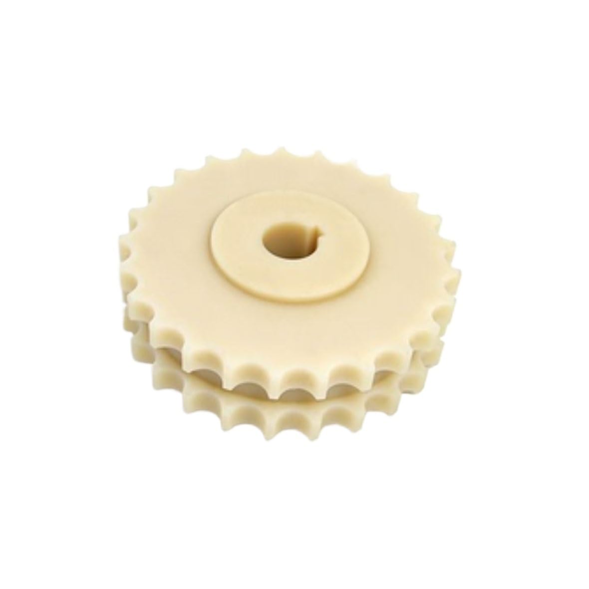 Ritzelwelle 2 Stück 820 Nylon-Kettenrad, 25 mm, 30 mm, 35 mm, 40 mm Innenloch, 21 Zähne, Kettenplatte, Antriebsrad, 129 mm Durchmesser, Kettenrad Motorgetriebe(25mm)