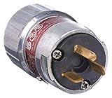Hubbell KILLARK Plug, 120 VAC Voltage, 20 Amps, Number of Poles: 2, Number of...