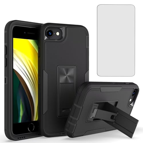 Coque iPhone SE 2022 et iPhone 8 antichoc avec verre trempé