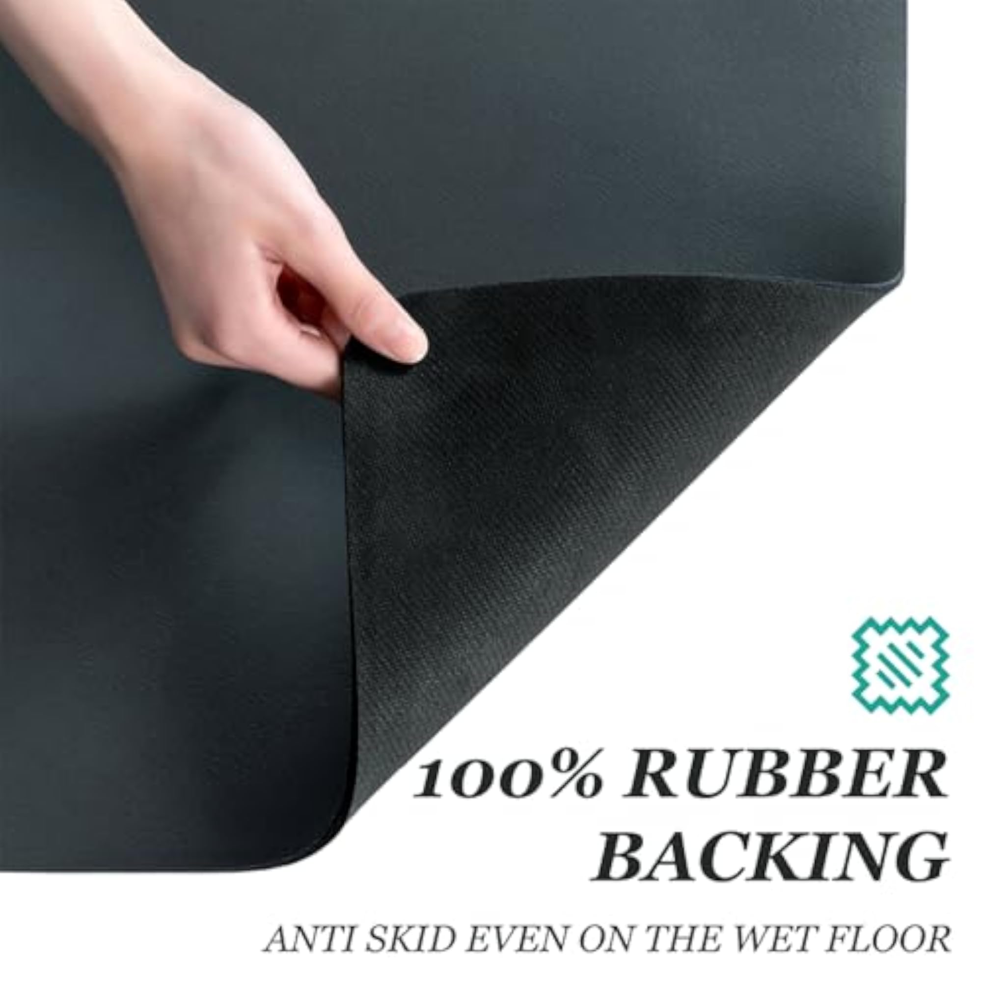 Water Absorbent Kitchen Slab Mat, Quick Drying