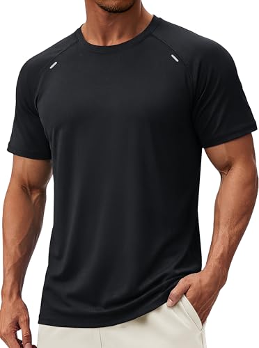TACVASEN Workout Shirts for Men Quick Dry Short Sleeve T-Shirts Mesh Athletic Dry Fit Running...