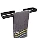 Biutimarden Toallero de Barra montado en la Pared Autoadhesivo o atornillado, Vertical u Horizontal, toallero, Colgador de paños, Negro, toallero de Mano, Espacio de Aluminio para baño y Cocina