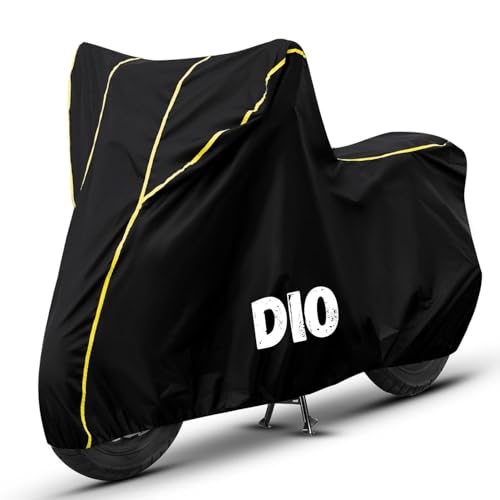 Image of Bike Cover for Dio 100% Waterproof, Dustproof & Scratch Resistant| Fully Bottom Elastic UV Resistant Heavy Duty Body Cover | All Weather Outdoor Use