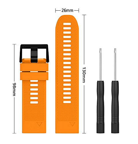 Kuxiu - Cinturino di ricambio in silicone con