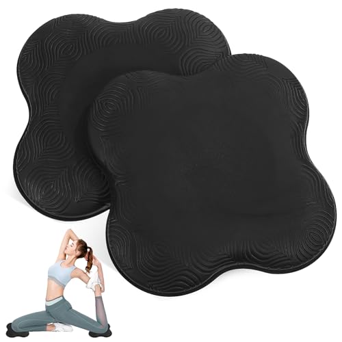balacoo 2pcs Yoga Knee Pad Yoga Knee Mat Pad Cushion Stretching Mat Exercise Protector Accessory Exercise Cushion