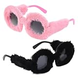 JDNFKG 2 Paia Di Occhiali Da Sole Lussuosi, Occhiali Da Sole Alla Moda E Personalizzati, Specchio Rotondo Retrò, Accessori Alla Moda E Abbigliamento Per Feste.