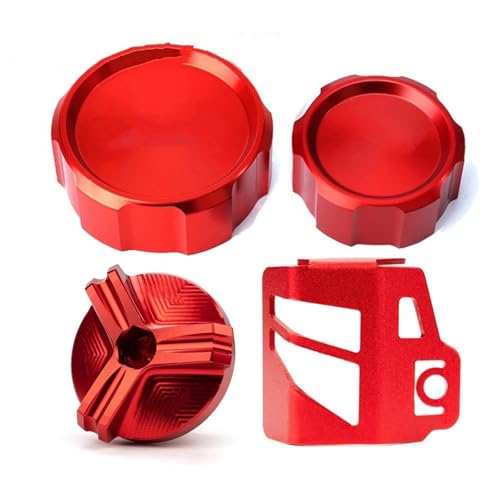 �I�[�g�o�C�p �t�����g���A�u���[�L���U�[�o�[�J�o�[ �I�C���t�B���[�L���b�v �ɓK������ Z75 Z750S 2005 2006 2007 2008 2009 2010 2011 2012 LTLXECAV(�����ȓX)(4-Red)