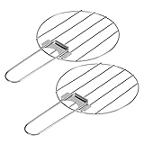 Lixada 2 unidades de red portátil para barbacoa al aire libre para actividades al aire libre, barbacoa