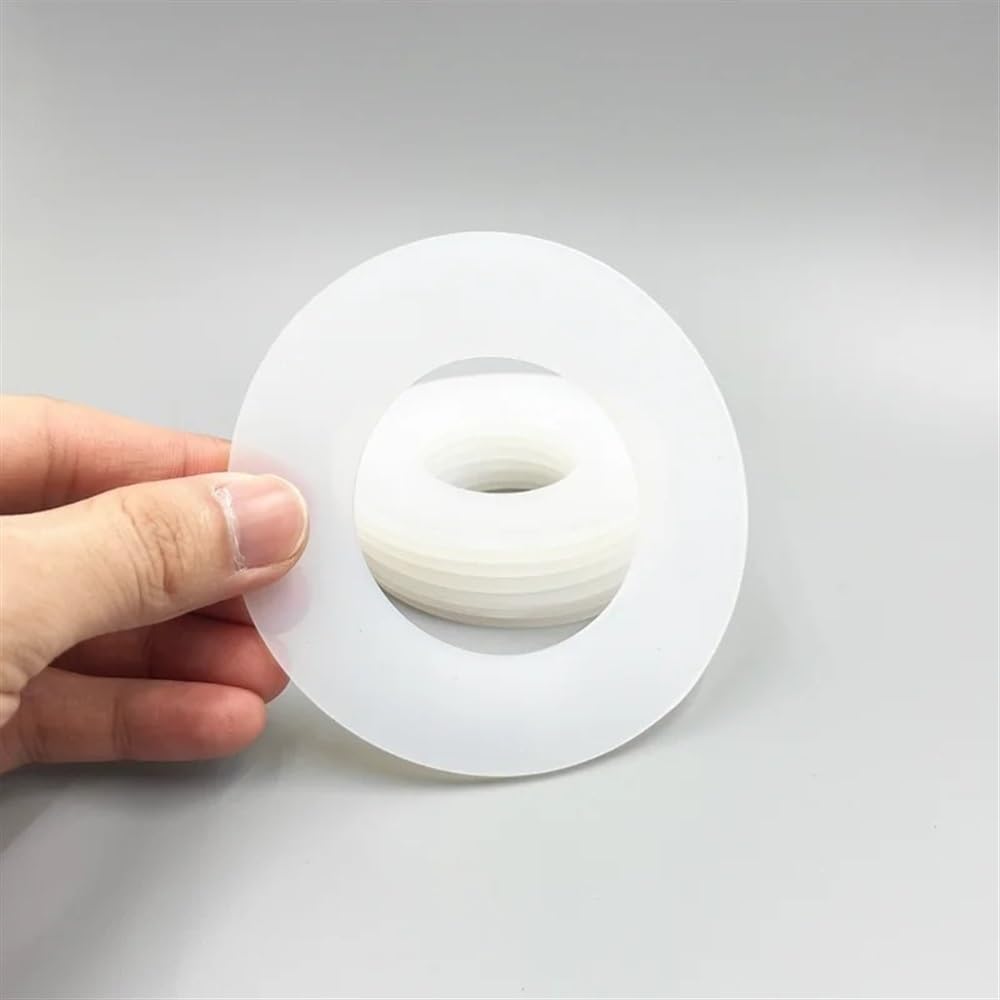 Pierścienie uszczelniające 5 szt. silikonowych uszczelek płaskich typu O-ring, grubość 2,3 mm, średnica wewnętrzna 6,10, silikonowa uszczelka płaska(38 x 78 x 3mm)