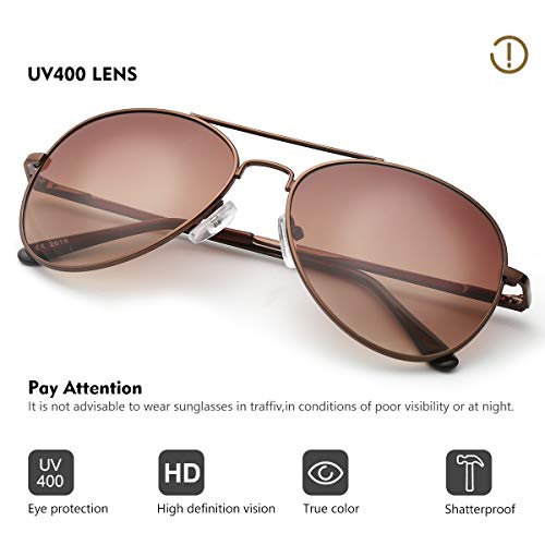 Duduma Premium Classic Sunglasses with Metal Frame Uv400 Protection - Thumbnail 2