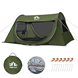 Night Cat Pop Up Tent 2 Person: Waterproof Camping Tent Easy Setup for Picnic Festival in Park Backyard