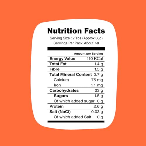 Early Foods - Sprouted Ragi Cereal with Almonds & Dates | No Added Sugar, No Salt, No Milk Porridge mix | Sprouted Ragi Flour/Naachni Flour | 200g