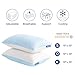 EASELAND Firm Pillows Shredded Memory Foam with Adjustable Fill - Queen Size Set of 2, Removable Cooling Cover for Hot Sleepers, Cool Bed Pillow for Side Back Stomach Sleepers