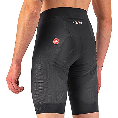 Calzas Cortas Castelli Insider para Hombre Negro XL miniatura 3