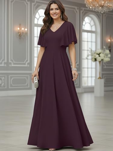 Image of KOH KOH Womens Long Elegant Bridesmaid Evening Cocktail Modest Maxi Dress